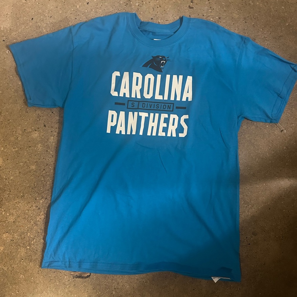 NFL Team Apparel Carolina Panthers Blue Tee